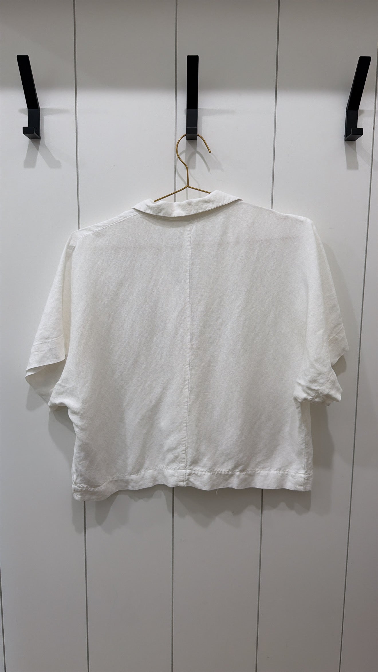 OYSHO White Short Sleeve Blouse