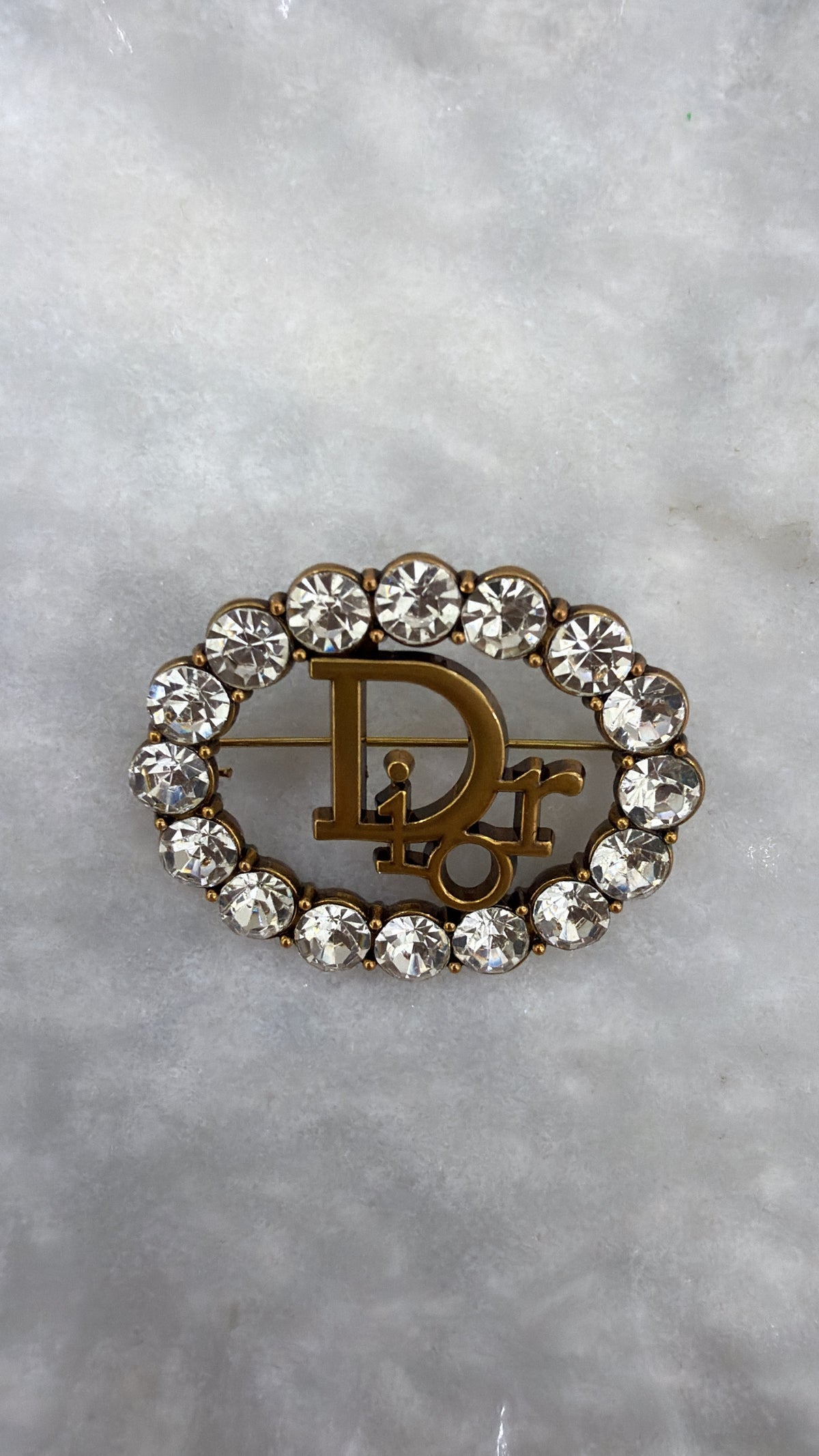 LUXURY INSPIRED PIN-ON BRASS BROOCH #29
