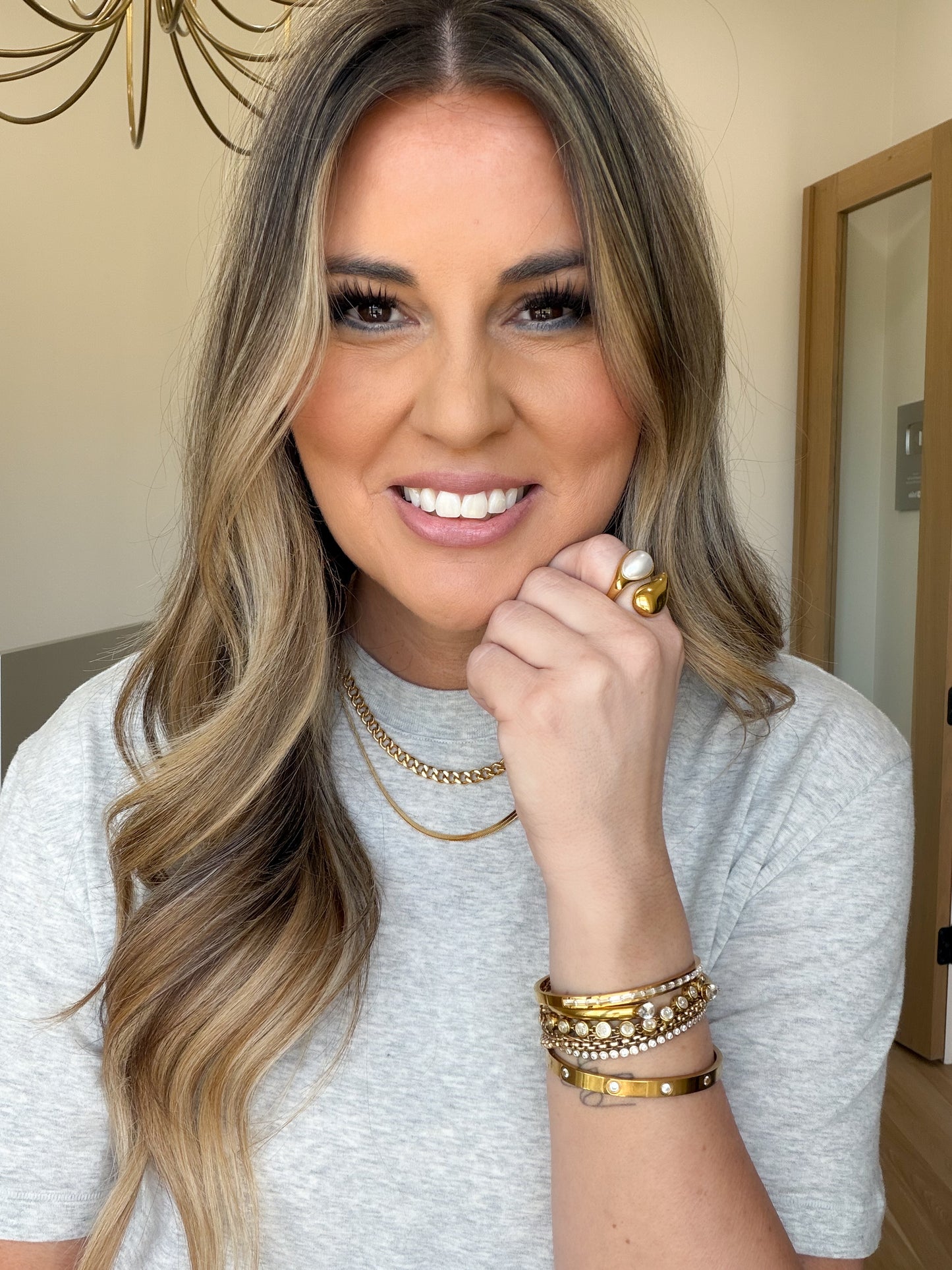 CHAIN + HERRINGBONE NECKLACE