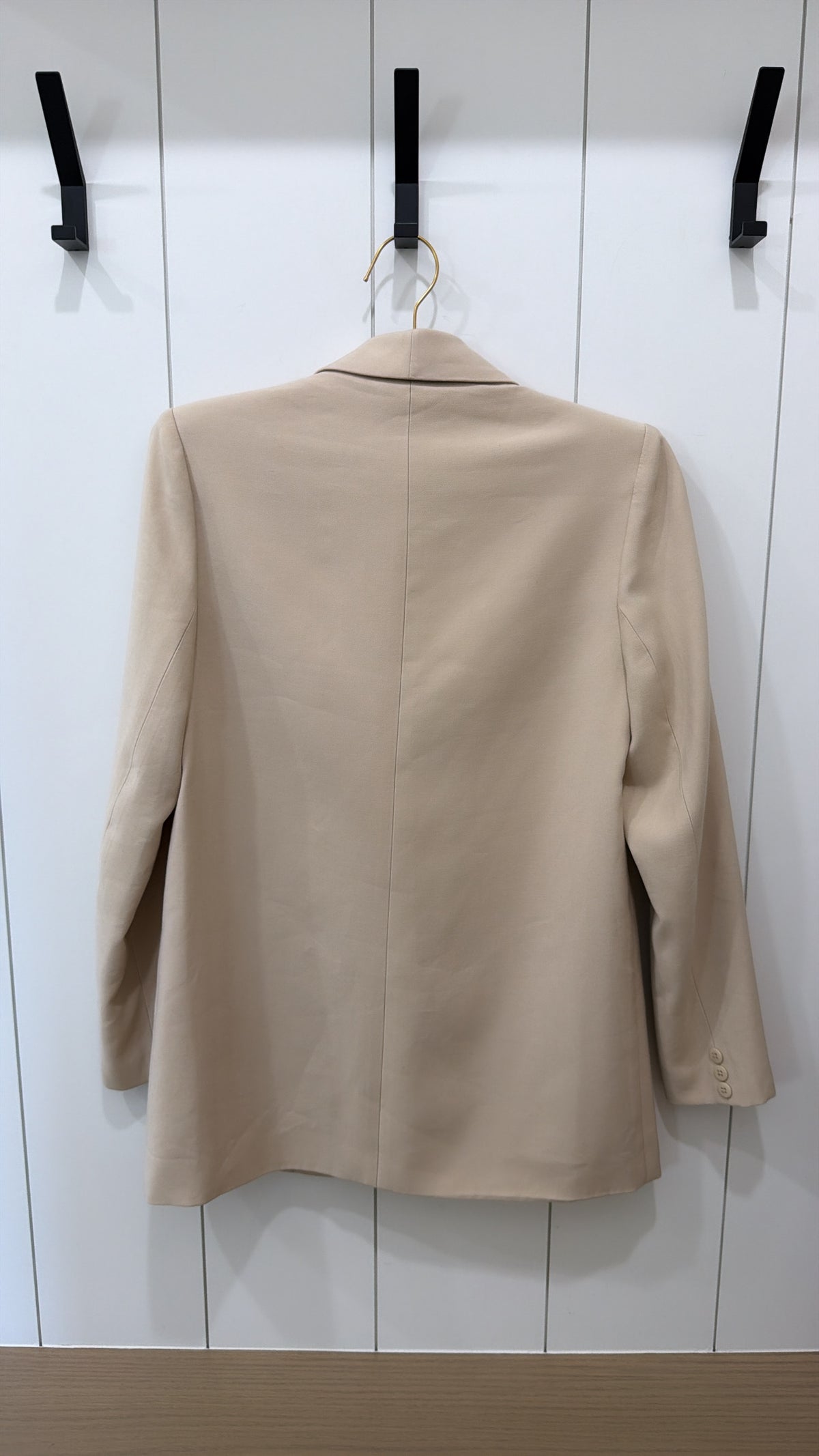 WAYF BEIGE WOMEN'S BLAZER OVERSIZED SMALL