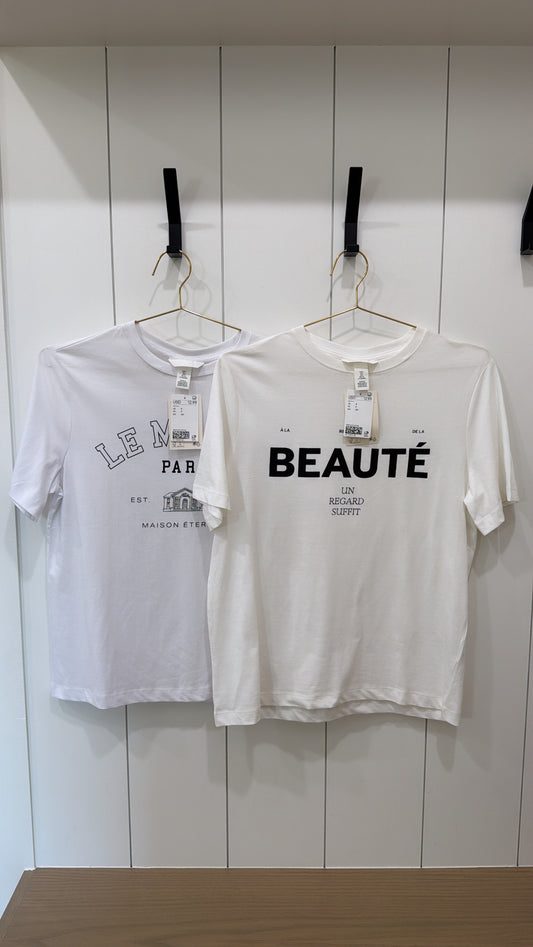 2 H&M NEW W/TAGS T-SHIRTS Size Small
