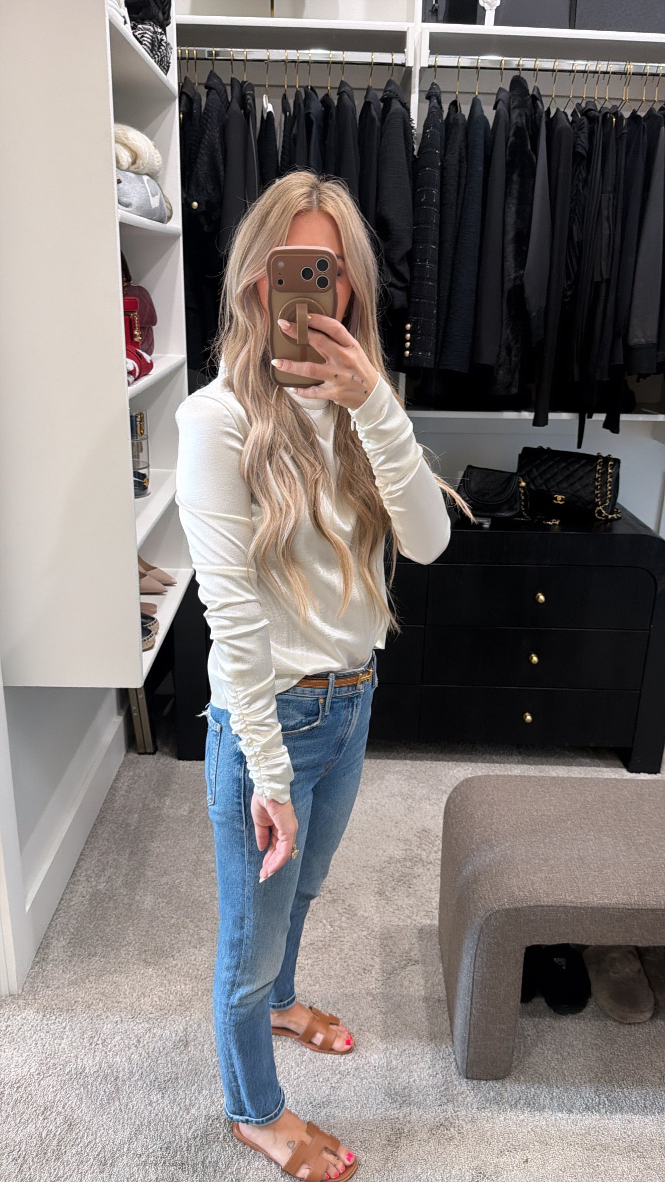 ST. JOHN LONG SLEEVE TOP