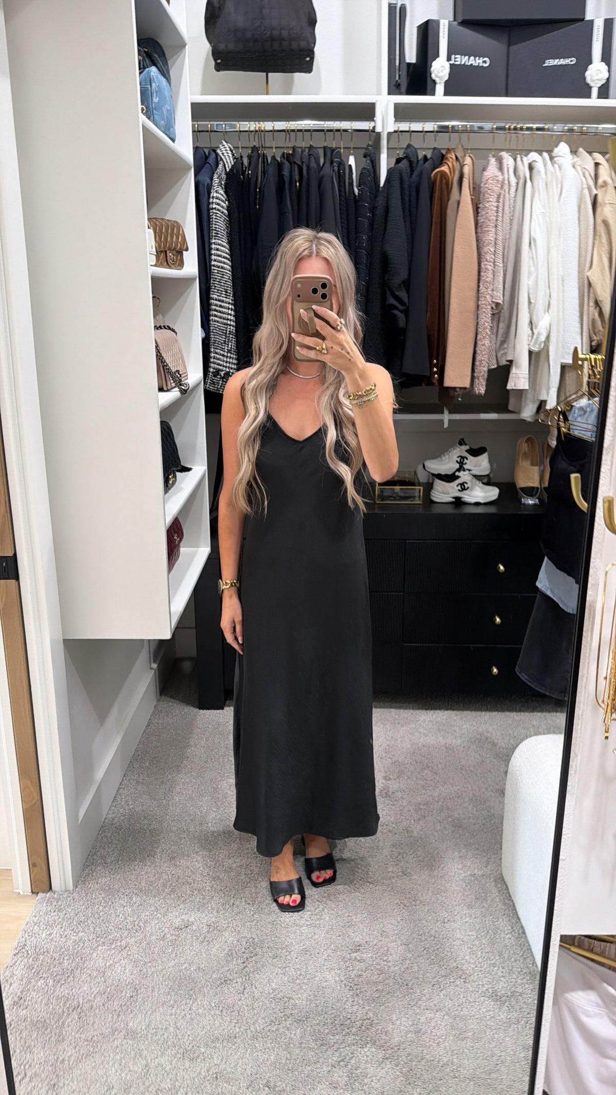 GAP BLACK SLIP DRESS SIZE SMALL