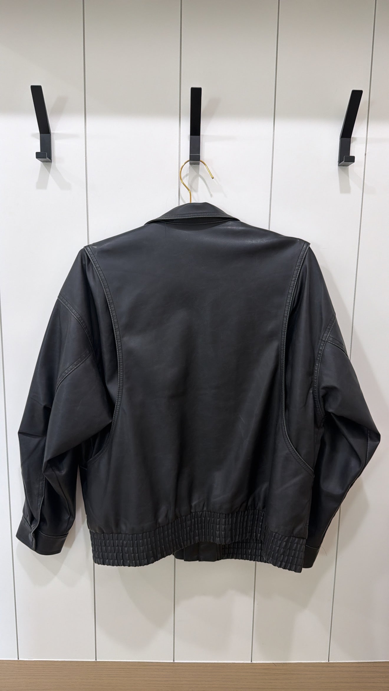 UNIVERSAL THREAD FAUX LEATHER ZIP UP JACKET SIZE M