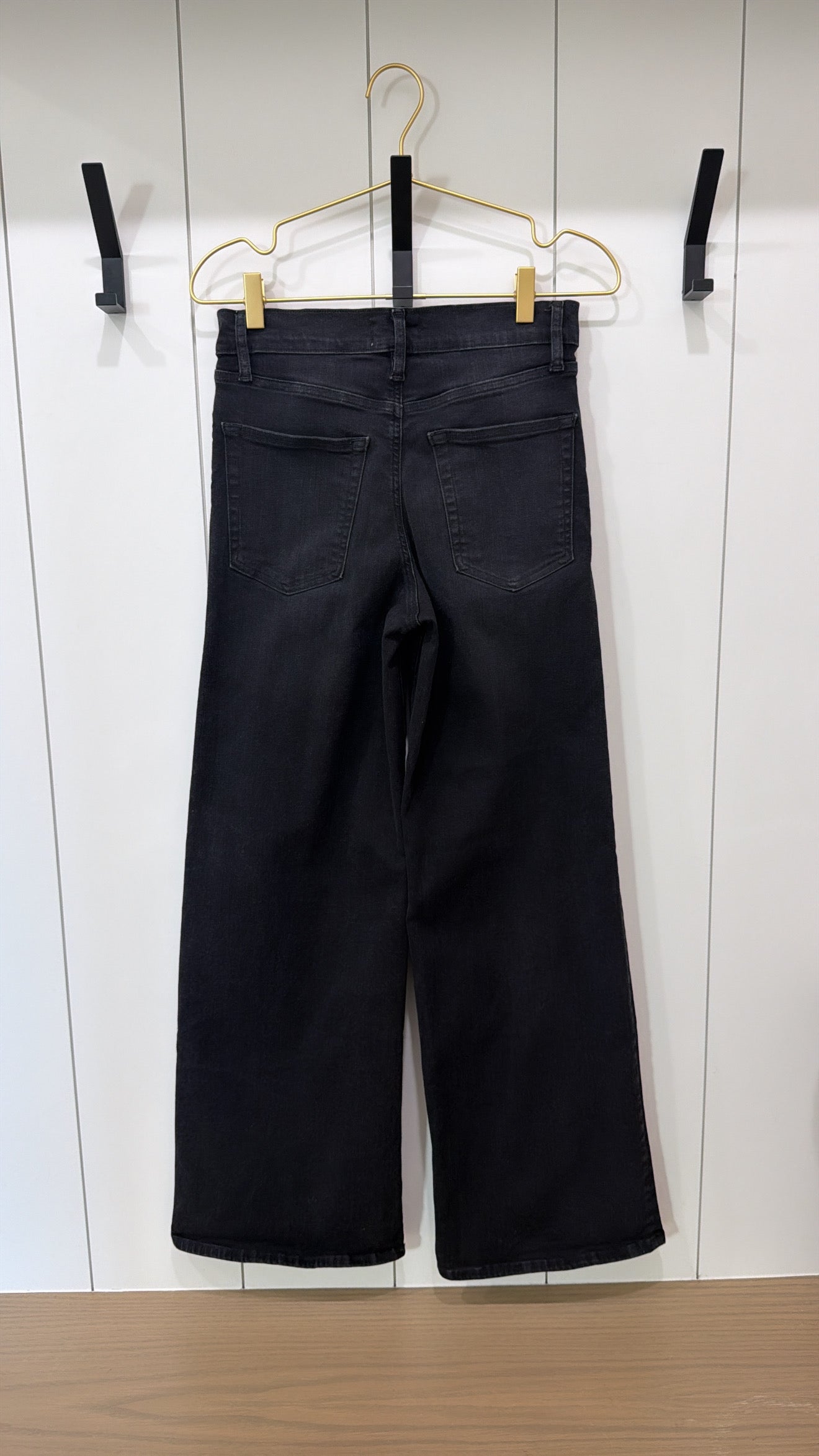 Frame Women's Black Wide Leg Jeans Size 27