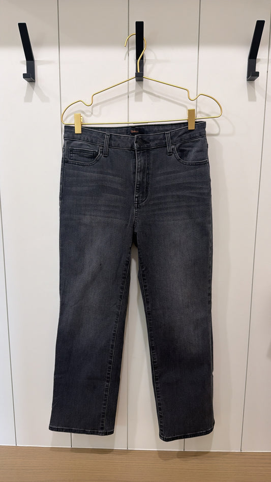 Quince Faded Black Cropped Jeans Size 29