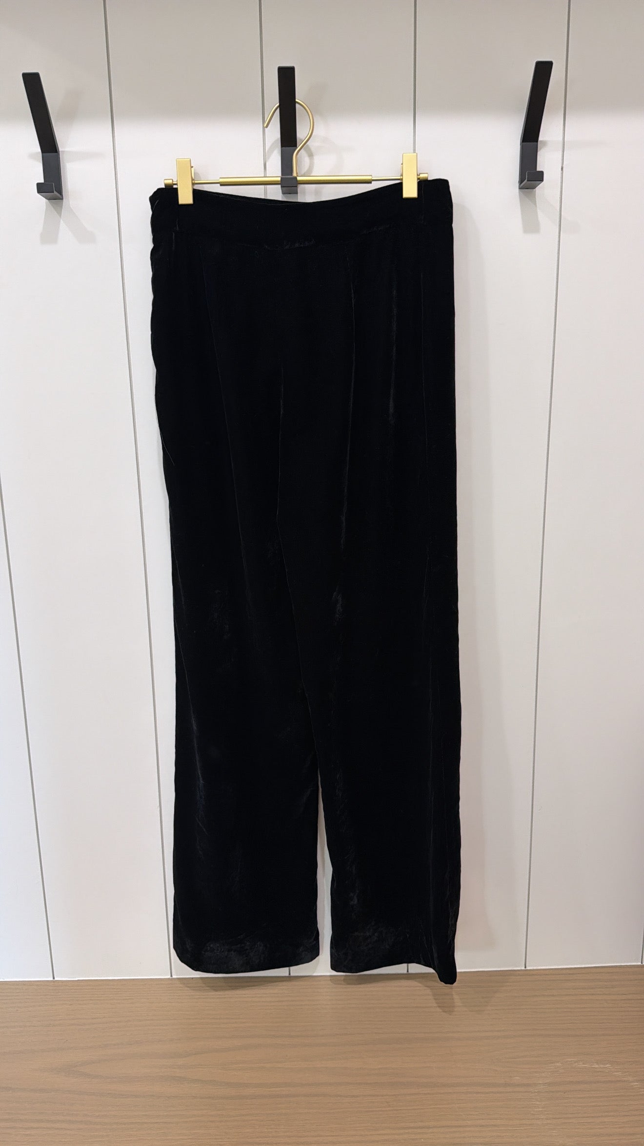 ZARA VELVET SIDE ZIP PANTS Size S