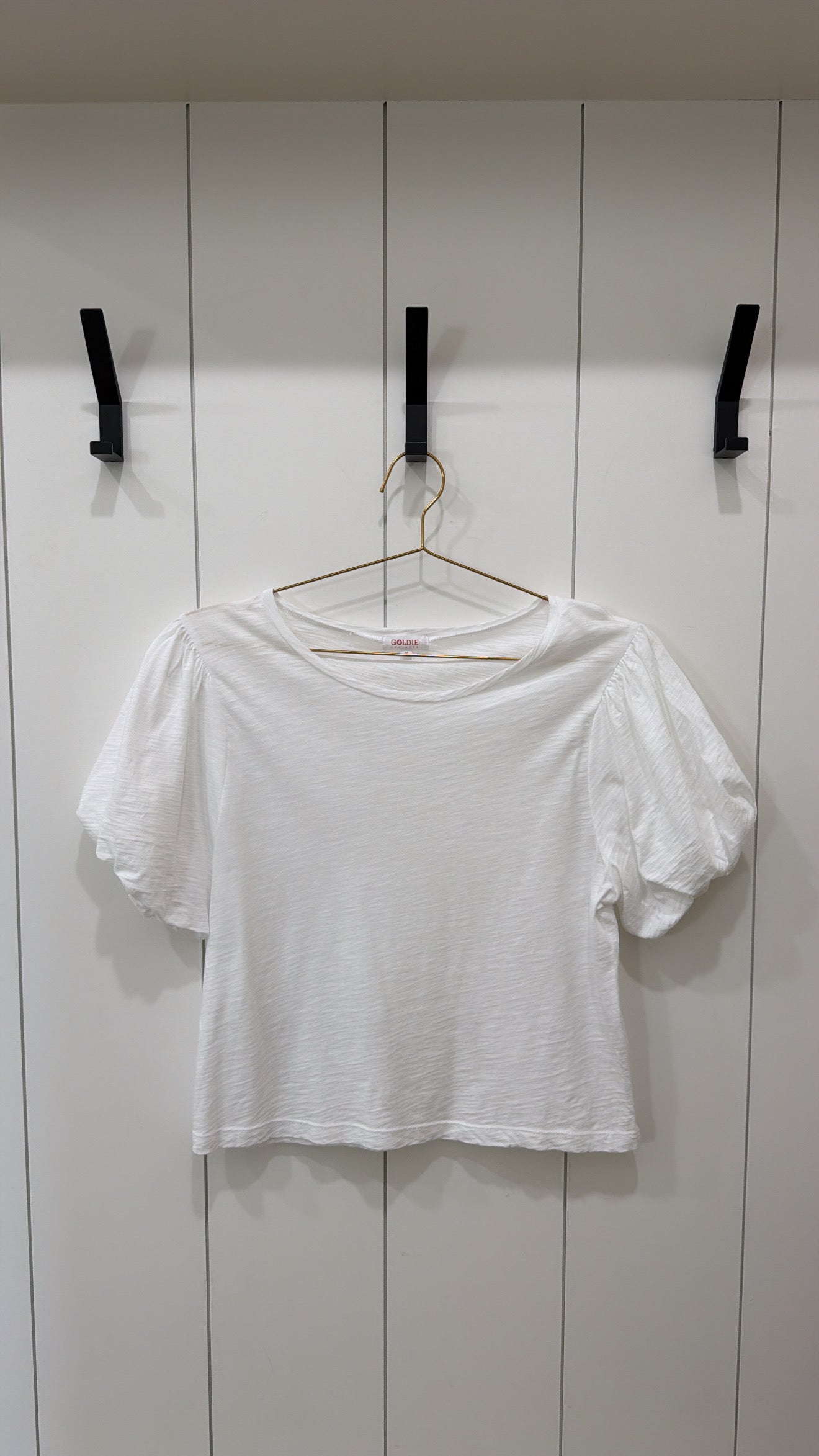 GOLDIE LEWINTER WHITE BLOUSE Size M