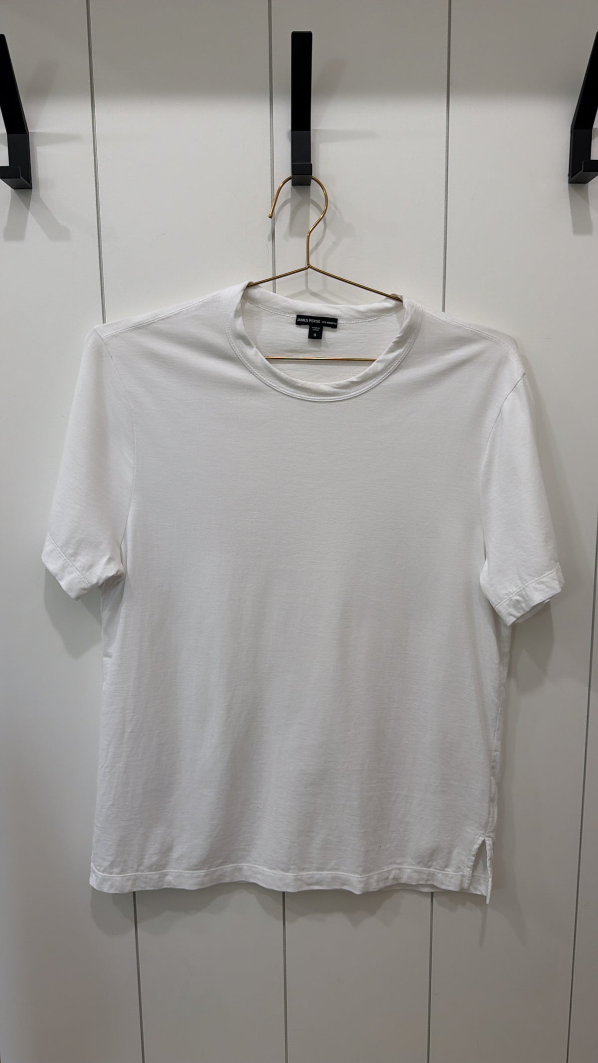 JAMES PERSE WHITE T-SHIRT SIZE 0 (SMALL)