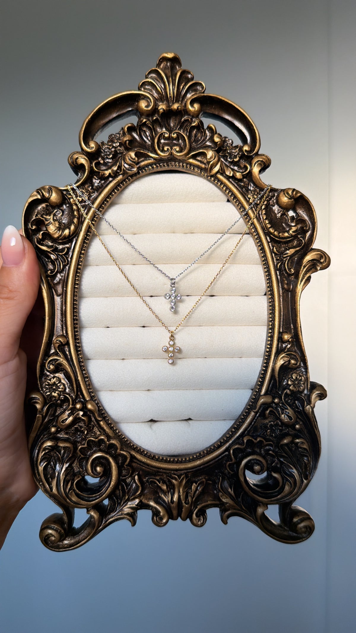 JOY CROSS NECKLACE