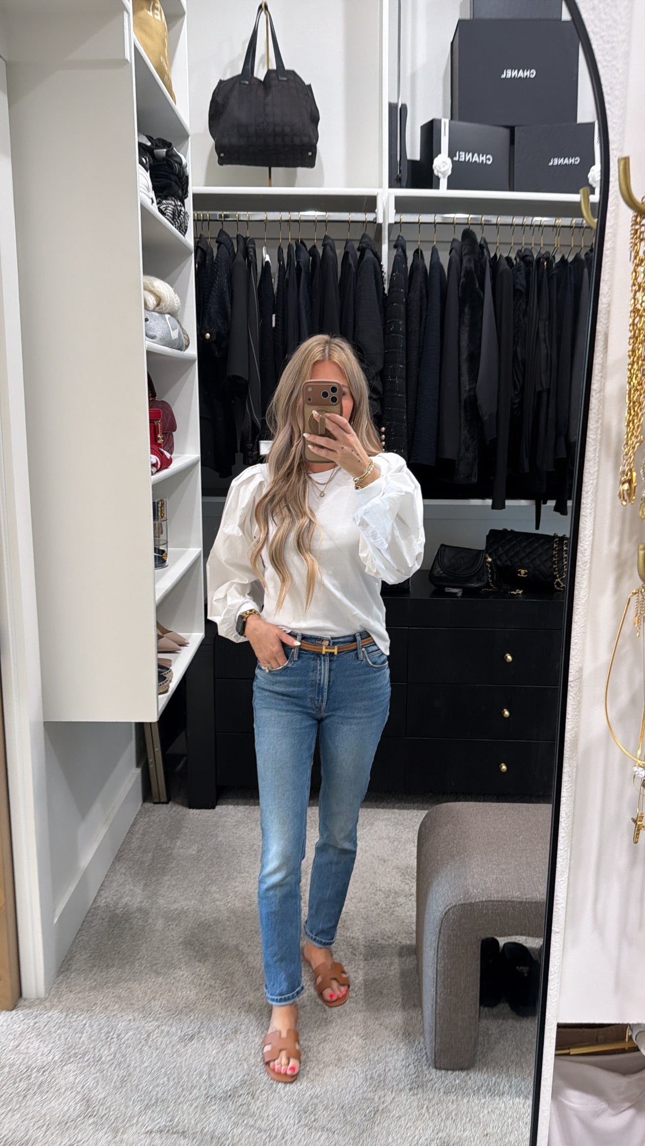 TANYA TAYLOR LONG SLEEVE ELEVATED BASIC SIZE SMALL
