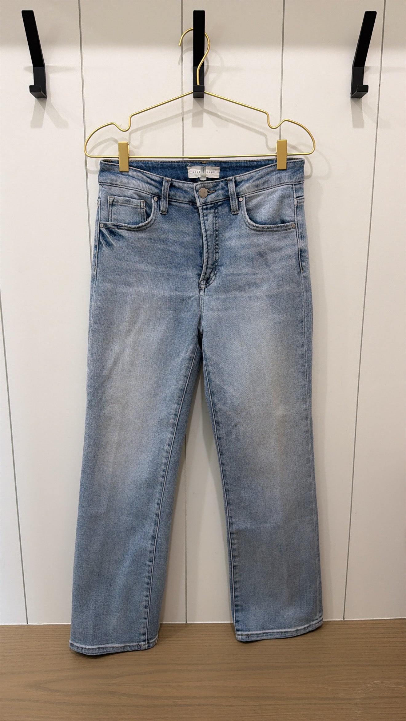 Risen Jeans Size 7/28 Light Denim