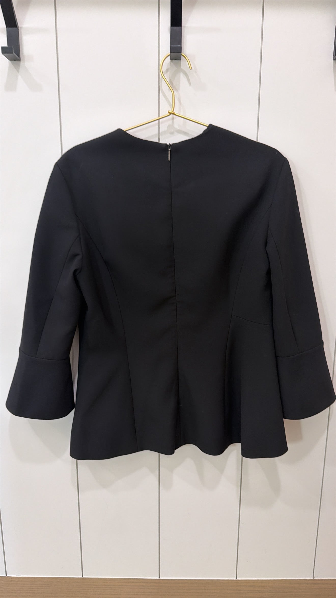 BOSS Women's Black Blouse 3/4 Sleeves Size 6