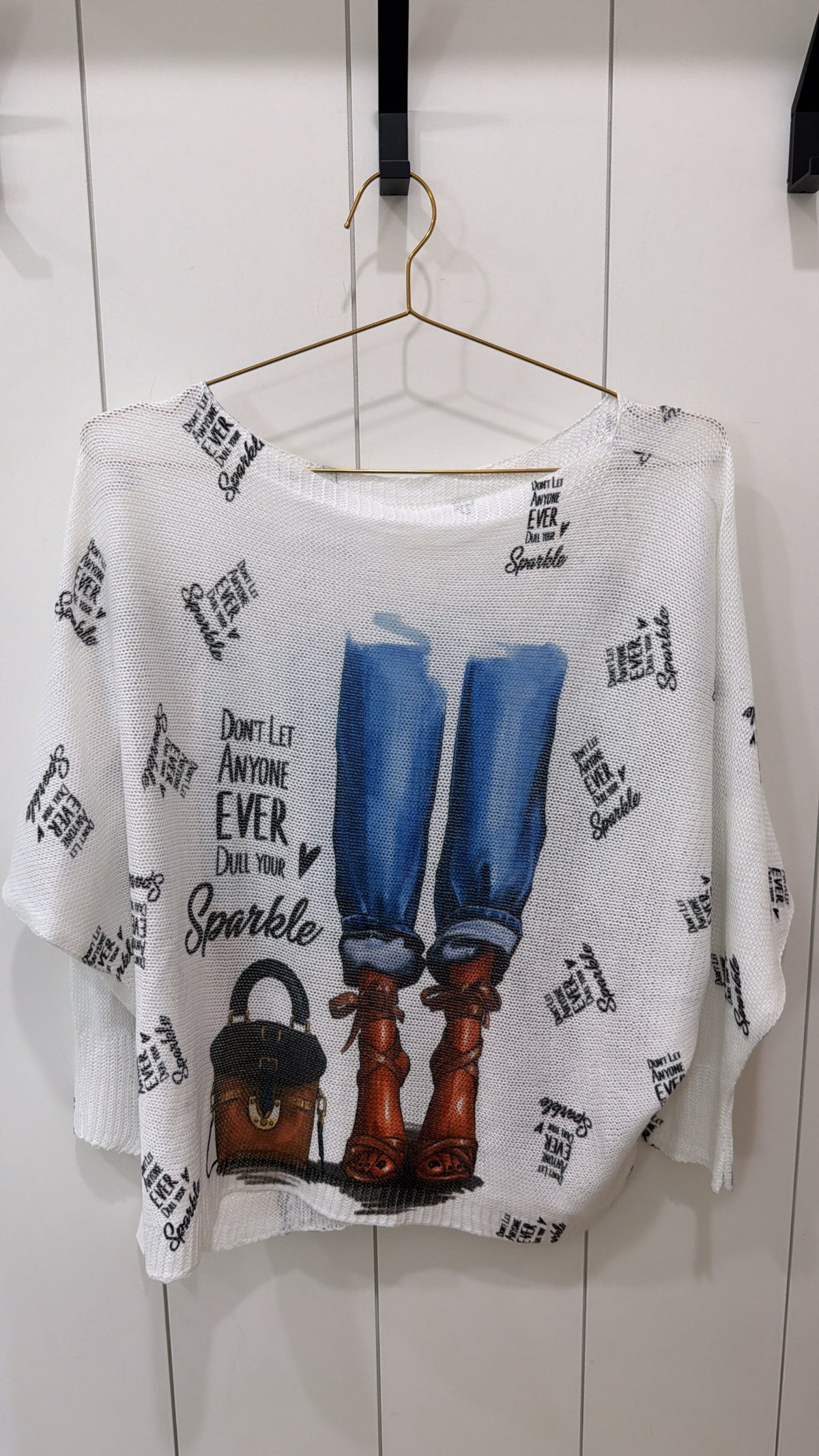GRAPHIC LONG SLEEVE ONE SIZE FITS MOST MADE IN ITALY