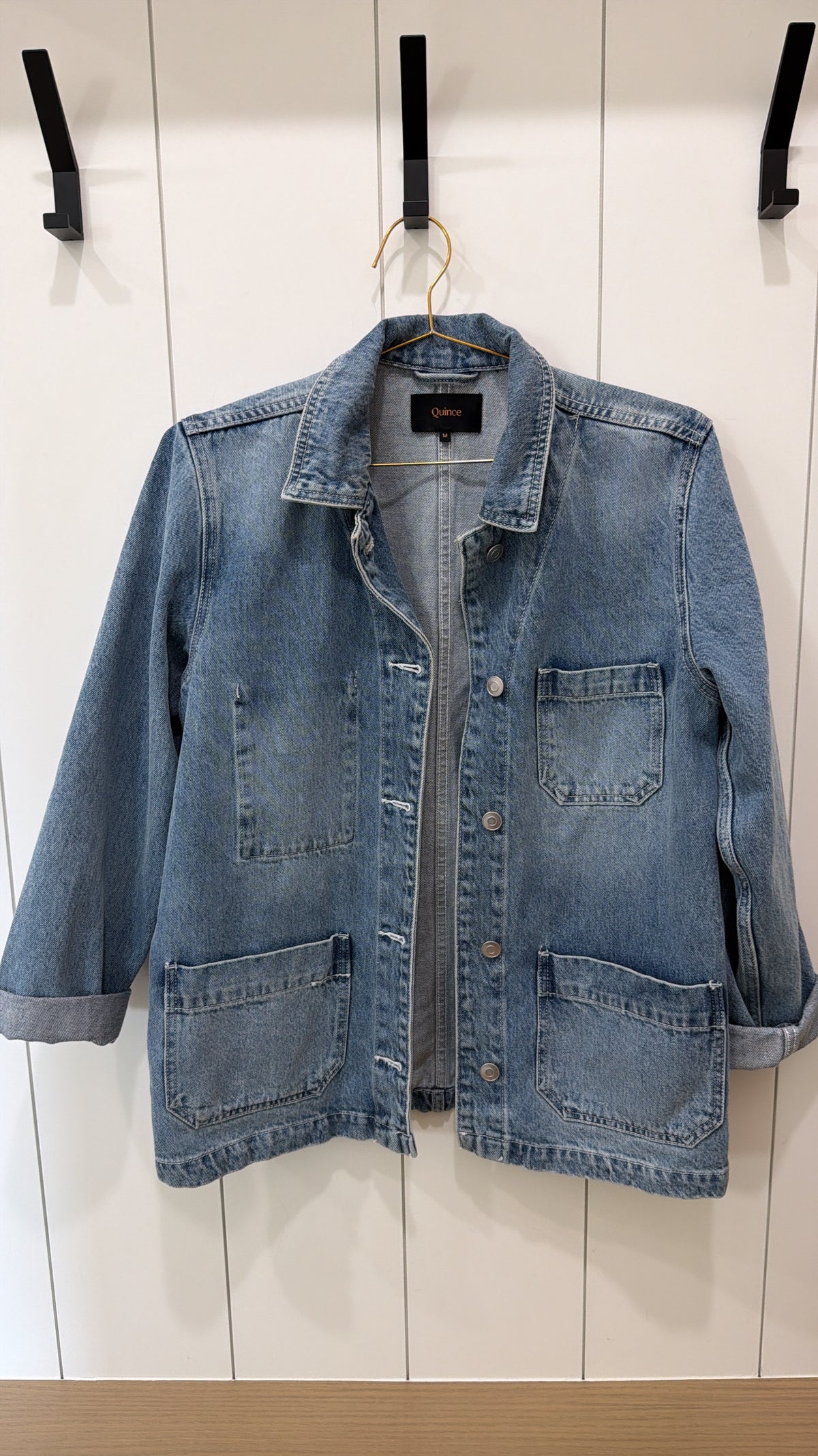 QUINCE DENIM JACKET SIZE MEDIUM