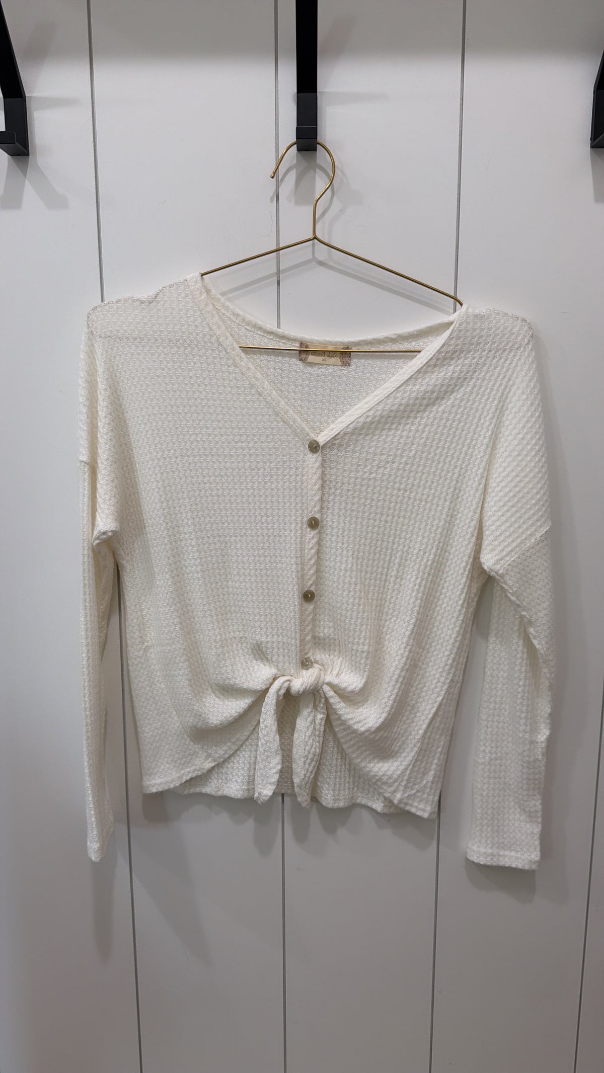 ALTAR'D STATE NWT IVORY LONG SLEEVE TOP XS