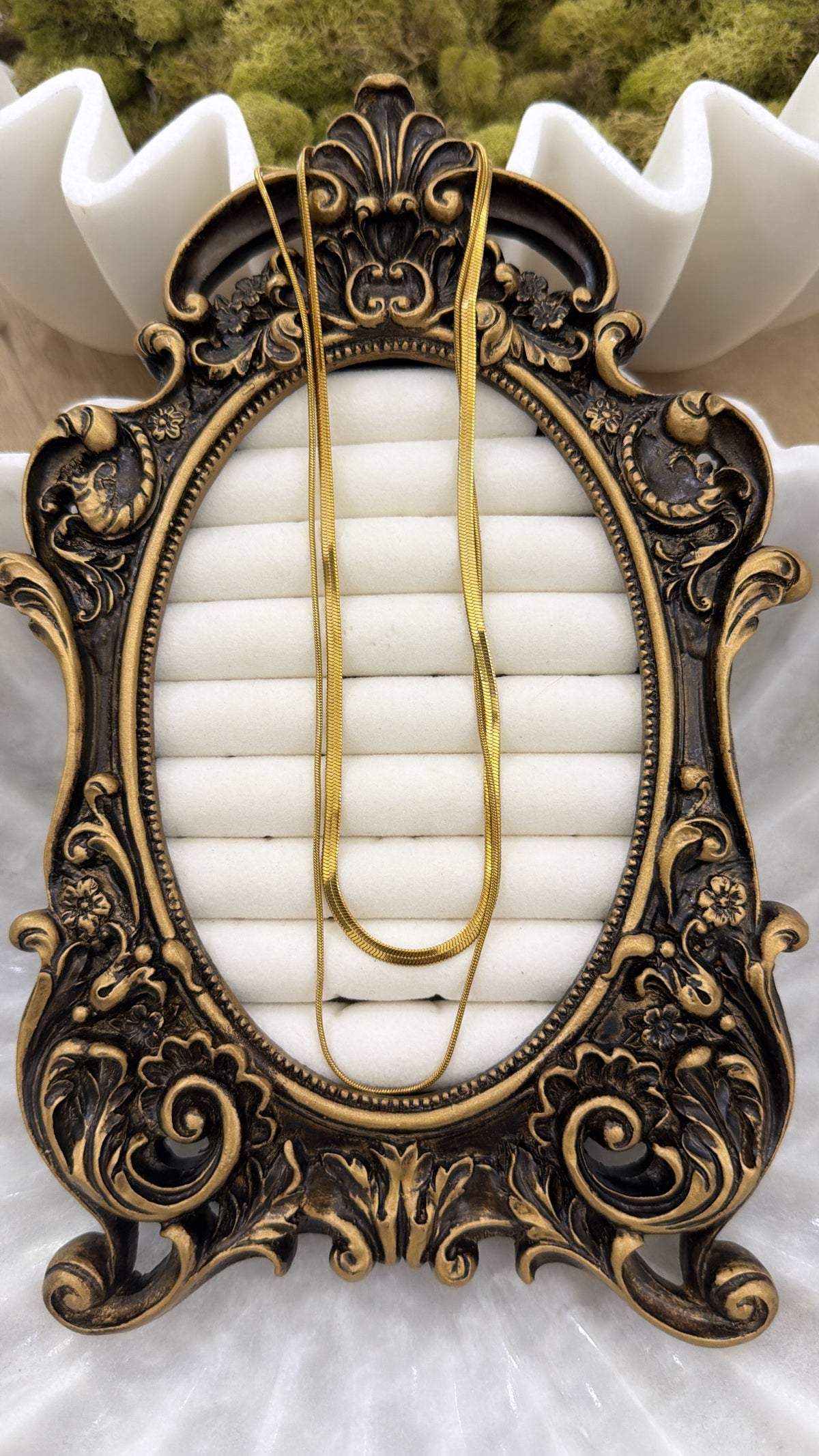 HERRINGBONE LAYERED NECKLACE