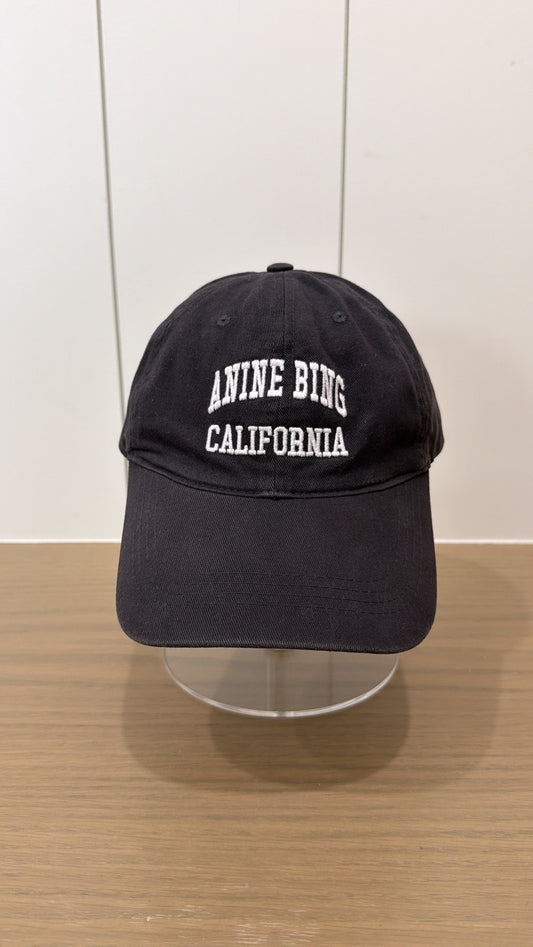 ANINE BING NAVY ADJUSTABLE HAT