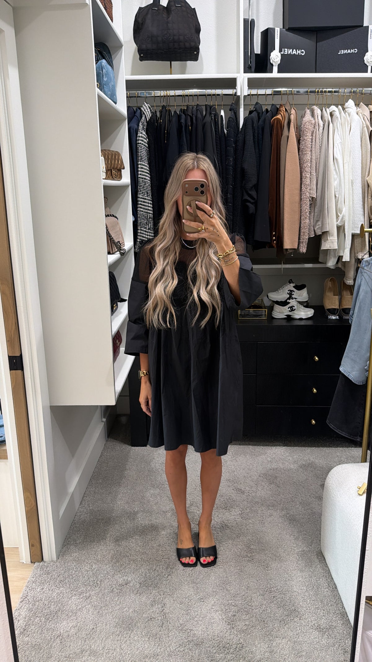 JODIFL BLACK DRESS SIZE MEDIUM