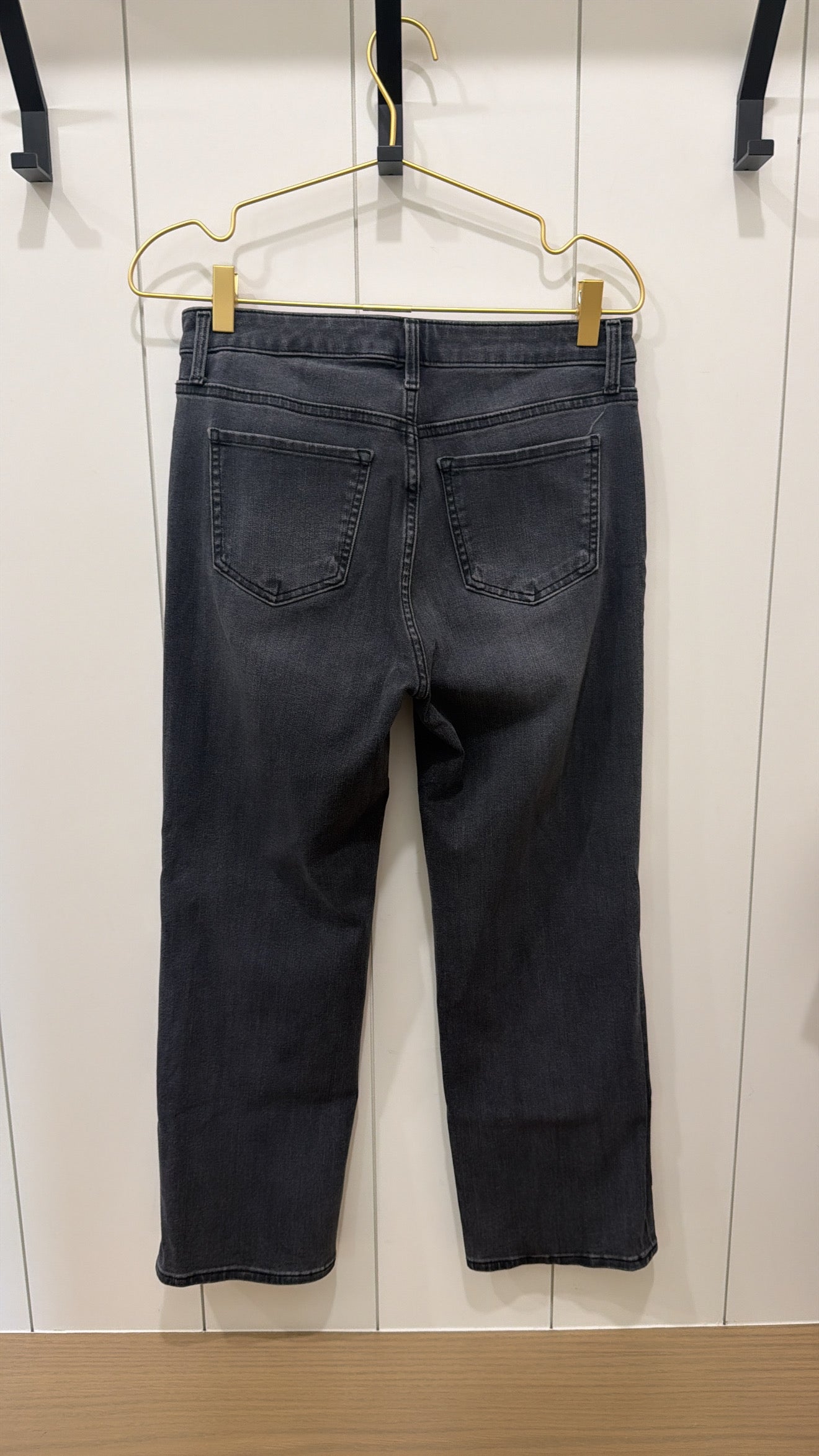 Quince Faded Black Cropped Jeans Size 29