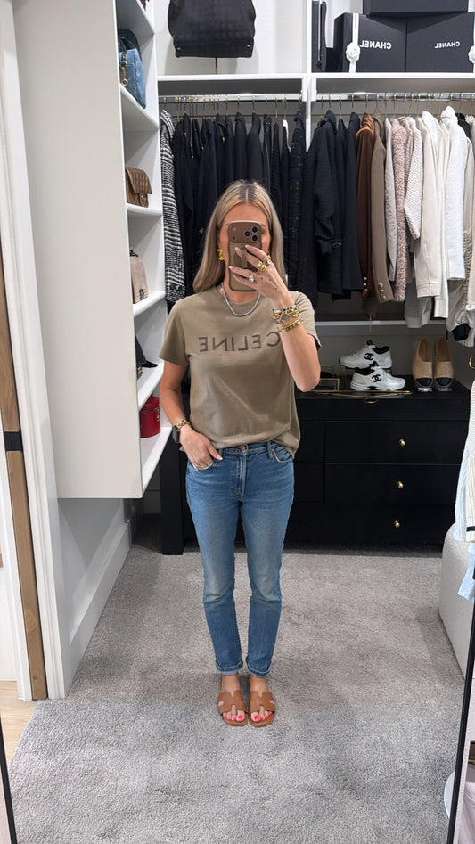 CELINE INSPIRED BABY T-SHIRT SIZE SMALL
