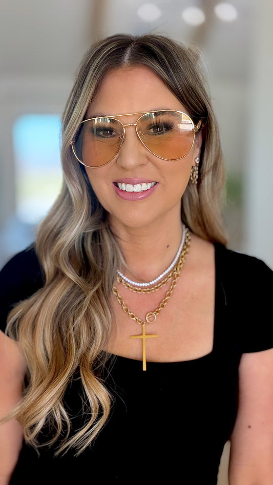 WRAP AROUND CROSS NECKLACE