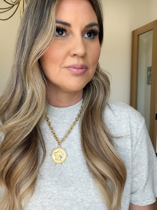 GOLD COIN NECKLACE