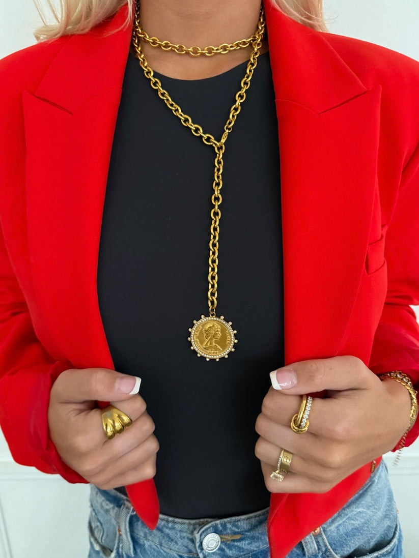 COLLAR DE MONEDAS XL